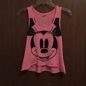 Pink Mickey Mouse Crop Top